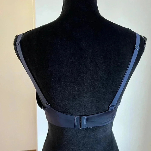 Calvin Klein Navy Blue Basic Push Up Bra 32D - Picture 2 of 5